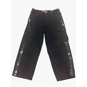 Jnco Jeans Cargo Pants Men's Size 38×32 Outdoor Cargo Pockets Black